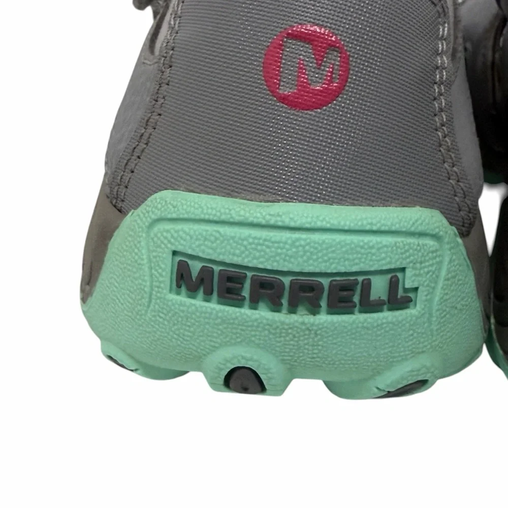Merrell Grey Unisex Hydro H2O Hiker Water Shoes Sandals - Almost New - Big Kid 5